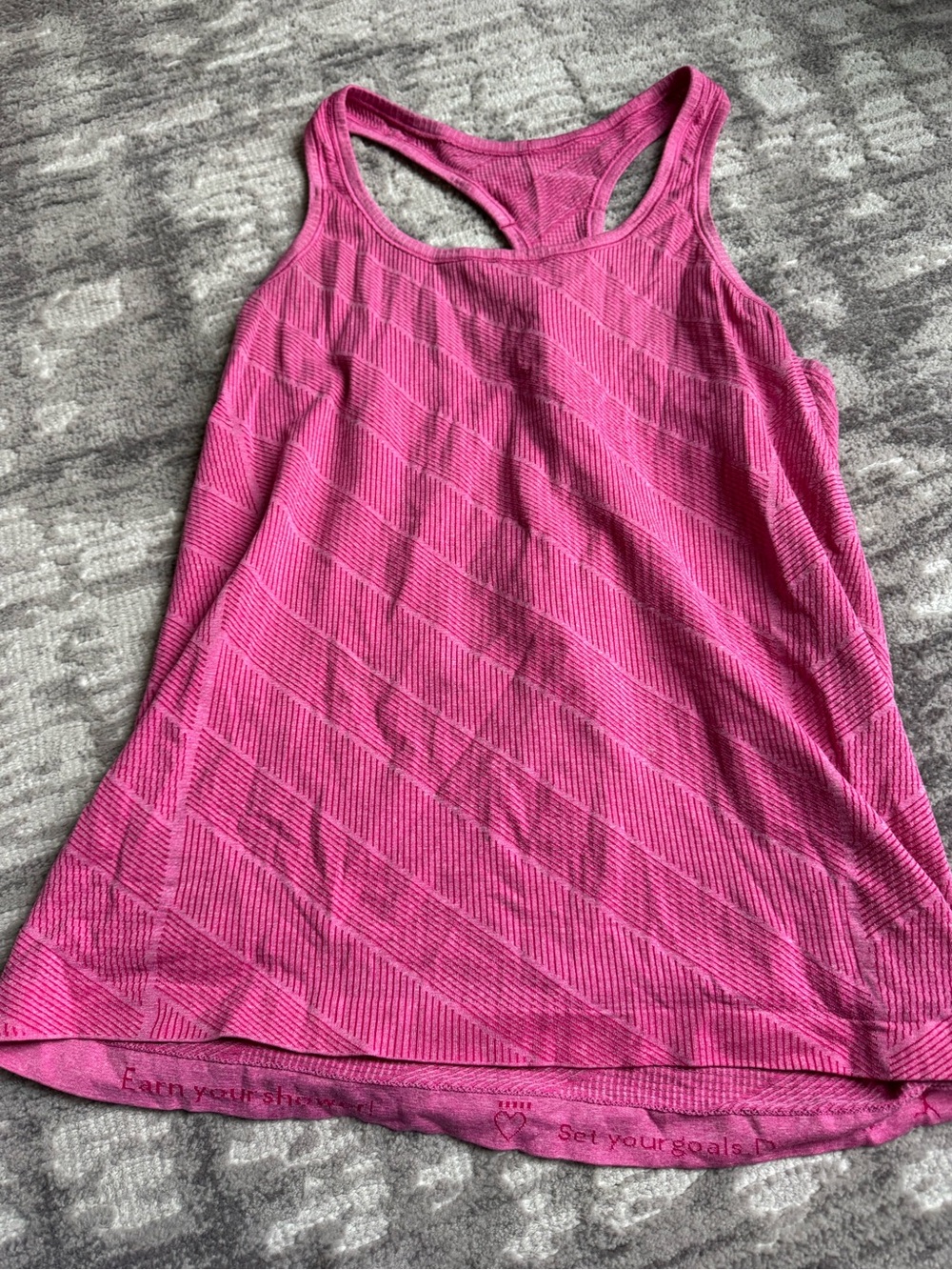 Women’s Pink Racerback Tank Top